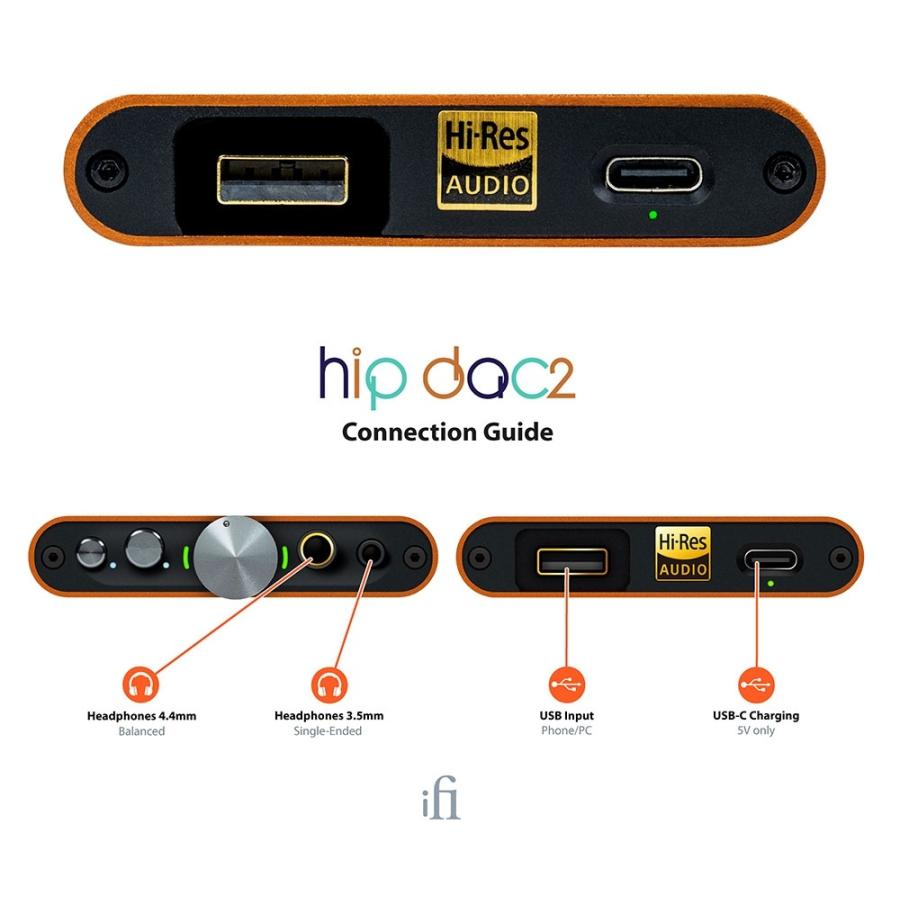 ポータブルヘッドホンアンプ ハイレゾ対応 ポータブル DAC ヘッドフォンアンプ iFi Audio hip-dac2｜ichibankanshop｜08