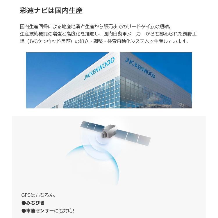 KENWOOD MDV-D311　かんかん 彩速ナビ ケンウッド MDV-D311 ワンセグナビ 7インチ 180mm