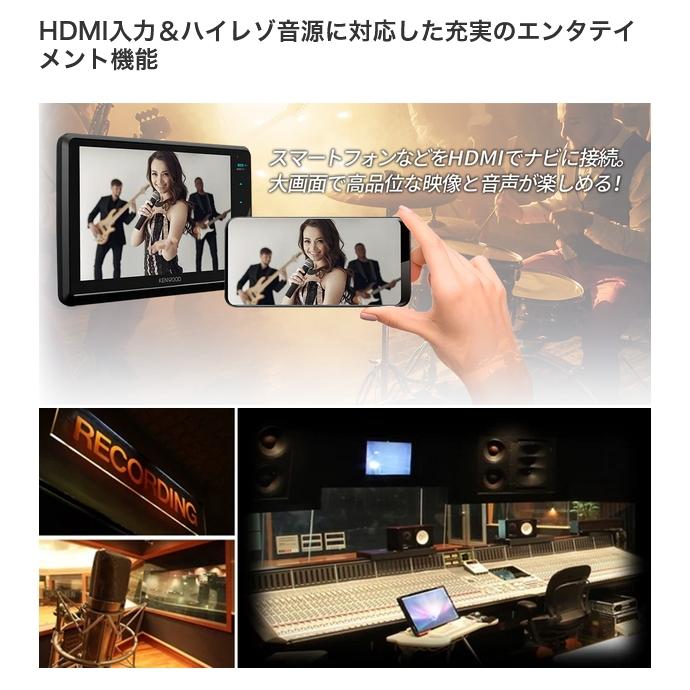 ケンウッド カーナビ 7インチ 7V型180mm 地上デジタル対応 ナビ