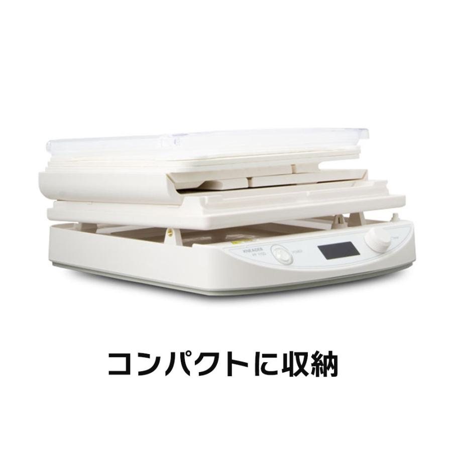 日本ニーダー【洗えてたためる発酵器 mini】タイマー機能搭載【PF110D】 ichibankanshop_pf110d