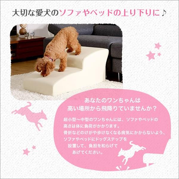 日本製ドッグステップPVCレザー、犬用階段2段タイプ【lonis-レーニス-】｜ichibankanshop｜04