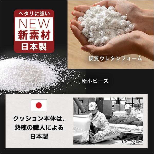 新配合でヘタリにくい キューブ型ビーズクッション ダークカラー  |Guimauve Neo-ギモーブネオ- | ダークカラー Lサイズ 代引・同梱不可の画像