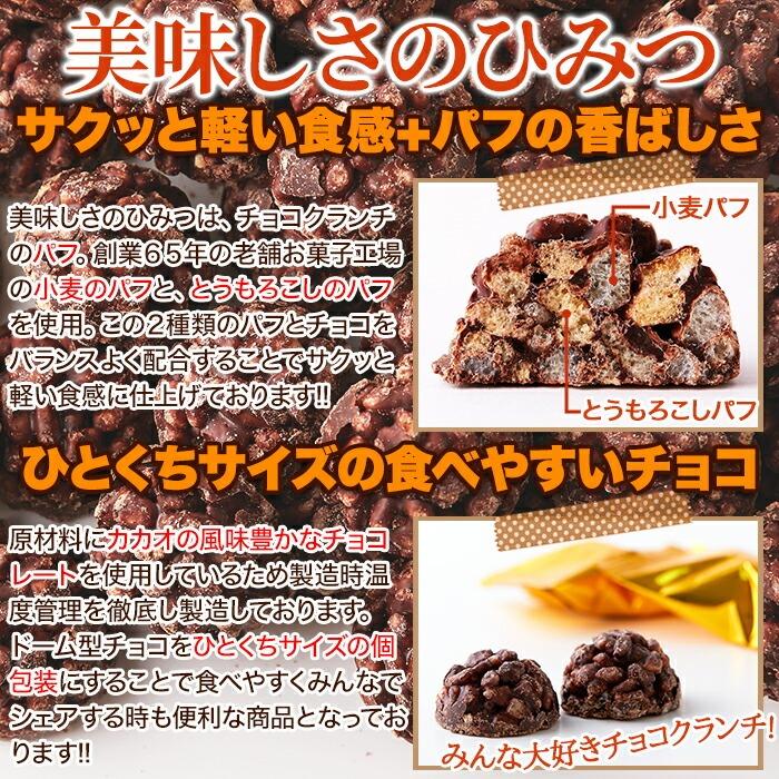 チョコクランチ 50個 お土産に大人気商品 食べやすさ抜群 ひとくち 