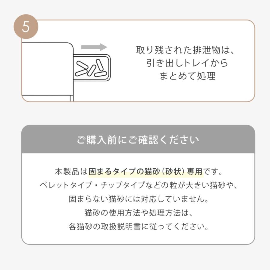SunRuck（サンルック） 猫トイレ おしゃれ 掃除がしやすい ネコトイレ 