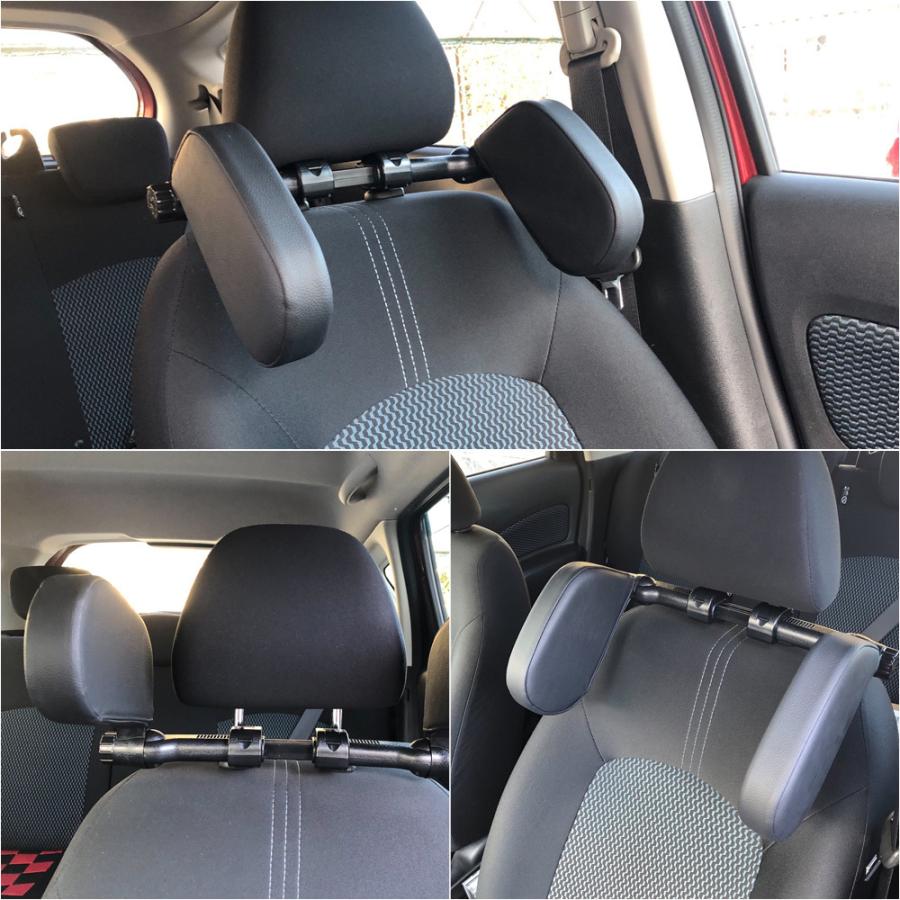 ネックパッド 車 首枕 車用 ヘッドレスト ネッククッション 後付け ネックピロー 首こり ドライブ 休憩 クッション 首 枕 Sunruck Sr Hr010 壱番館store Yahoo ショッピング店 通販 Yahoo ショッピング