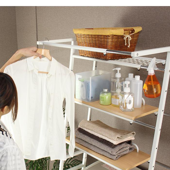 洗濯機ラック 立掛け 立てかけるだけ 簡単設置 ランドリーラック