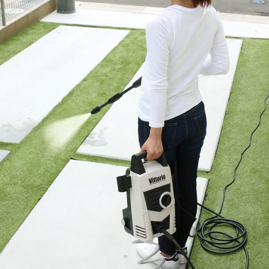 藤原産業 高圧洗浄機 5m 節水 高圧ホース標準付属 車 家周りの洗浄