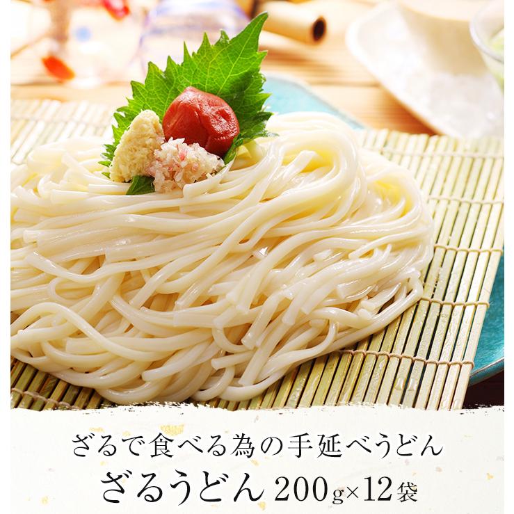 手延べざるうどん ざるで食べる為だけにつくりました！ 200g×12袋 乾麺 かも川 かも手の麺 かも手うどん ポイント消化 敬老の日 ギフト グルメ｜ichibannobashi｜02