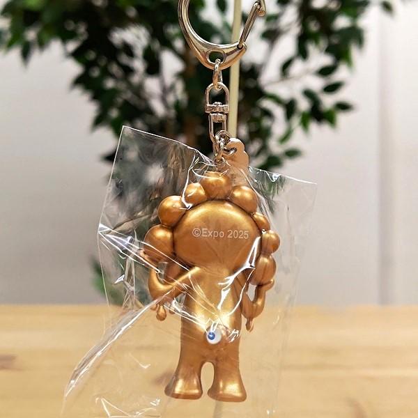 EXPO2025 キャラ立体PVCキーホルダー 金 タグ付 ミャクミャク 大阪