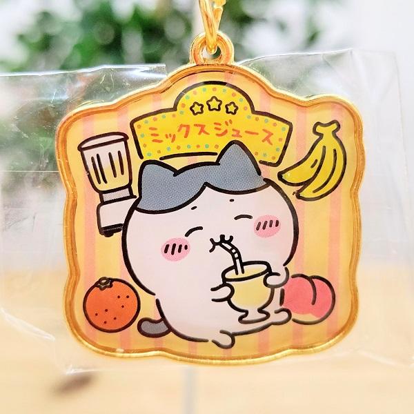 大阪限定ちいかわダイカットキーホルダー（ミックスジュース・ハチワレ