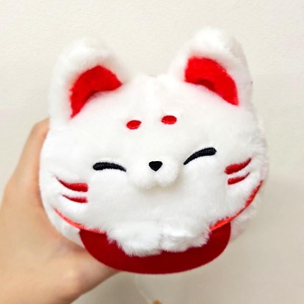 ころころ 白キツネ ぬいぐるみ 京都 お土産 京都お土産 京都 お土産