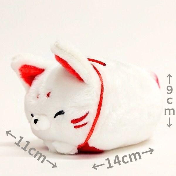 ころころ 白キツネ ぬいぐるみ 京都 お土産 京都お土産 京都 お土産