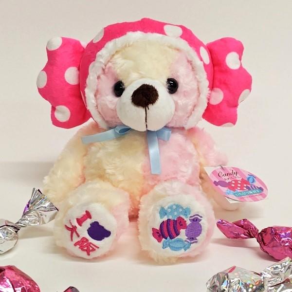 ご当地ベア 大阪（いちびり庵・あめちゃん）ぬいぐるみ オリジナル商品