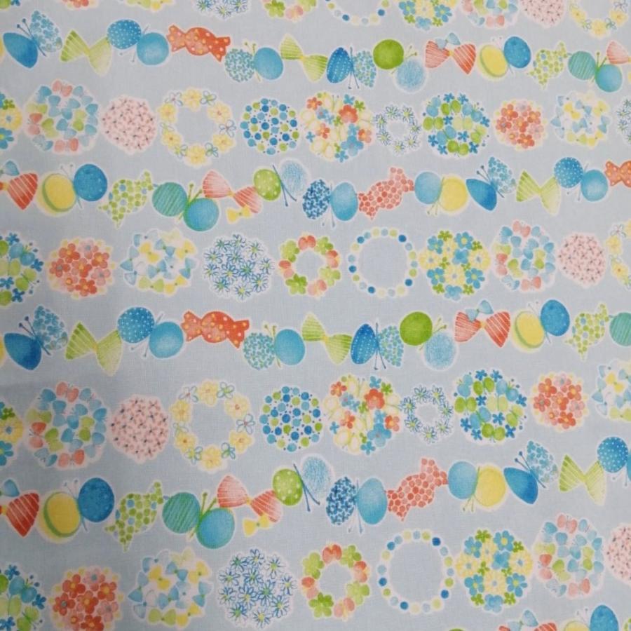 1m 幅広 リネン 麻100 花と蝶 ライトオレンジ 生地 はぎれ Judaica Mellrichstadt De