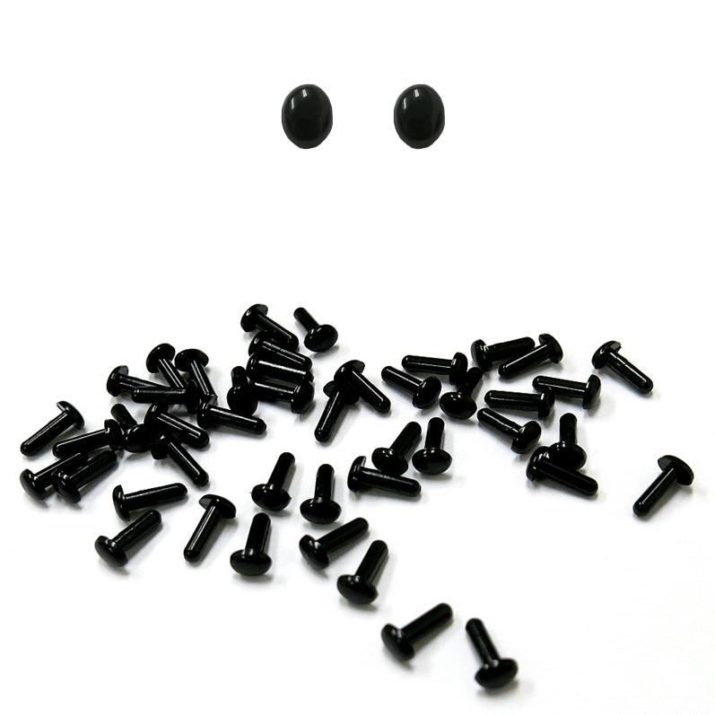 Slim Force 4種セット【目玉商品】 楕円さし目 4.5mm×3.5mm 100個入り さし目 さし鼻 ソリッドアイ : いち