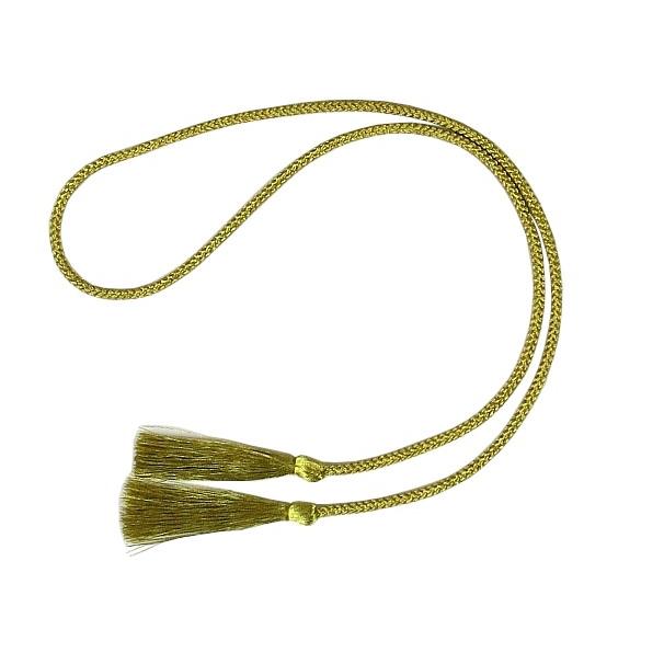 江戸打ち紐 両房紐 金色 ゴールド （長さ79cm 太さ3mm） : いち藤