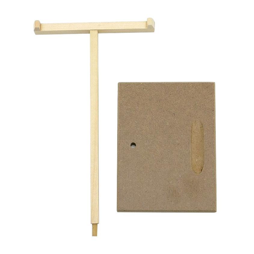 羽子板用】スタンド 8寸用 羽子板 押絵 木目込 プレス 材料 部材