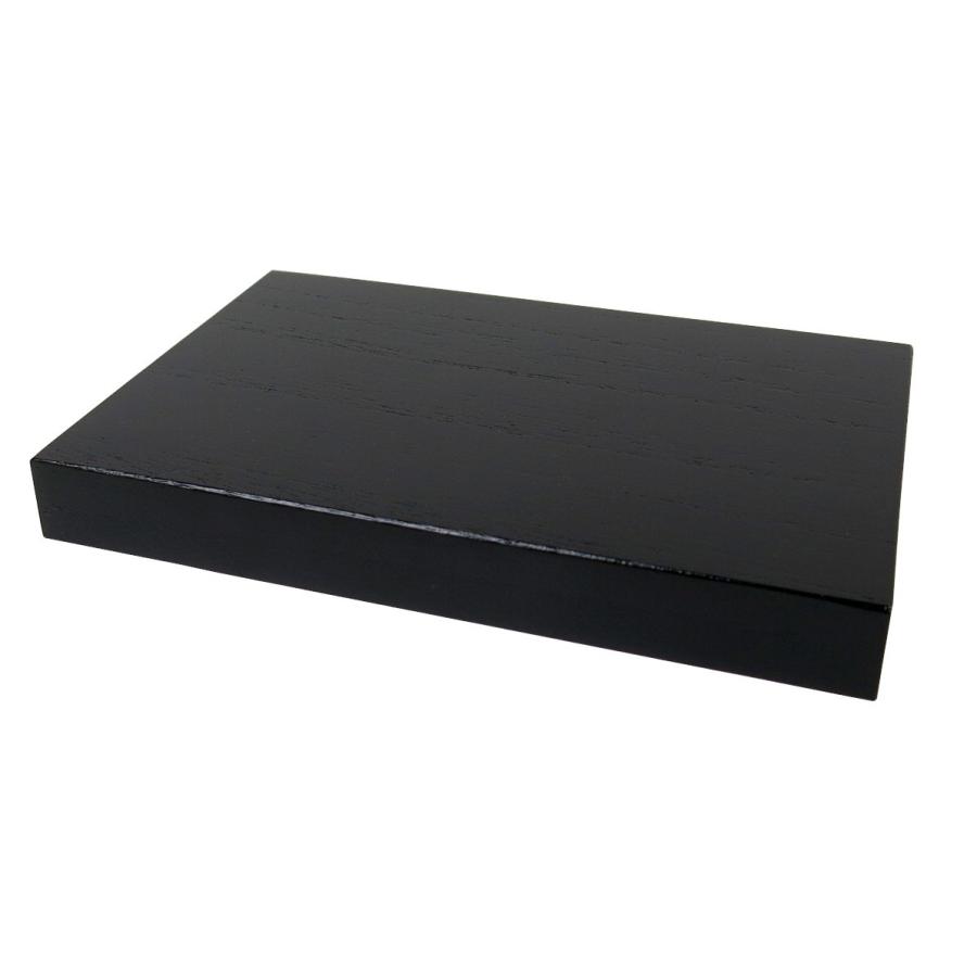 厚台 国産 木製人形台 横18cm×奥12cm×厚2cm 木製黒塗台 黒台 厚台 国産 木製人形台 横18cm×奥12cm×厚2cm 木製黒塗台 黒台