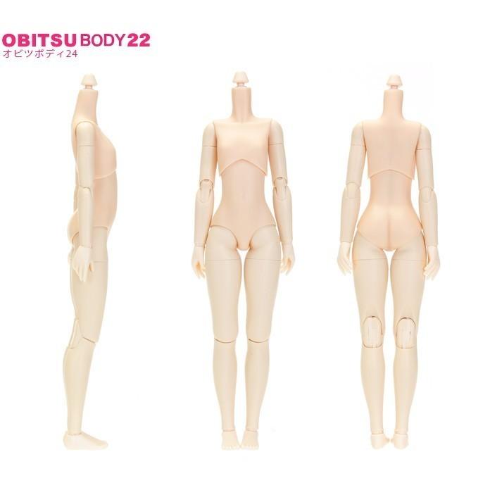 カスタムドール　　オビツ22ボディ オビツボディ 22cm ホワイティ M胸 オビツドール 可動フィギュア素体