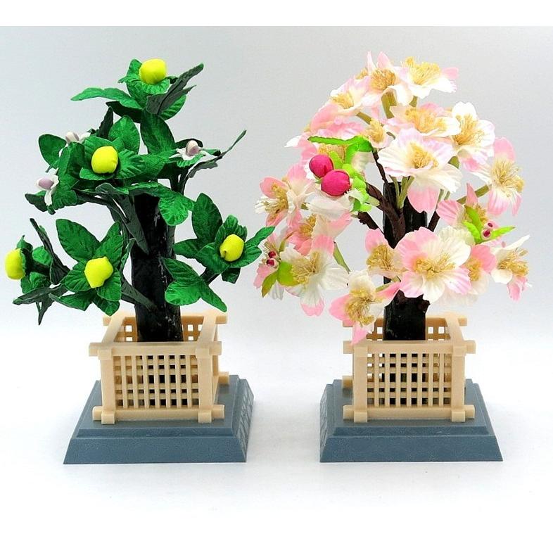雛人形 】豆桜橘 3号(高さ約15cm) 単品販売 ひな人形 初節句 雛人形 】豆桜橘 3号(高さ約15cm) 単品販売 ひな人形 初節句