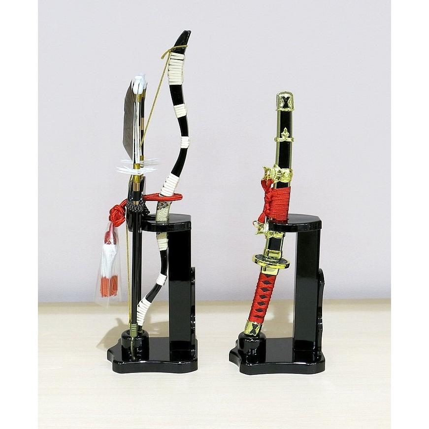 玉印 弓太刀 紅 11号 五月人形 兜飾り 鎧飾り ミニチュア 初節句 出産