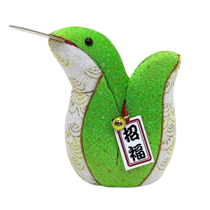 巳年 木目込み人形 No.1 百祥巳（黄緑） （完成品ではありません）布 