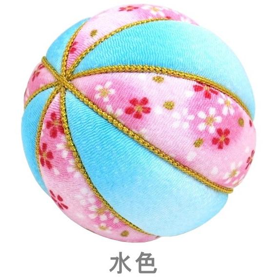 日本製 ちりめん 花鞠 8cm オーナメント デコレーション 置物 : いち藤