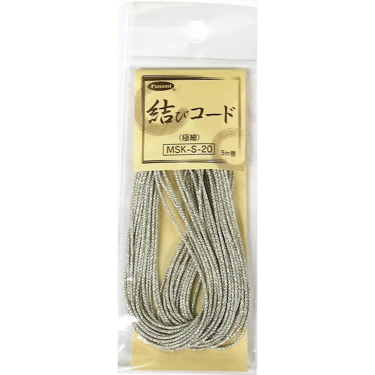 結びコード レーヨン 銀 Panami パナミ メタリックカラー メタリック手芸 キャンバス手芸 パナミメタルコード Pana Msk いち藤 通販 Yahoo ショッピング