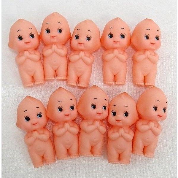 日本製 おもてなし キューピー人形 身長5cm × 10体セット 国産 : いち