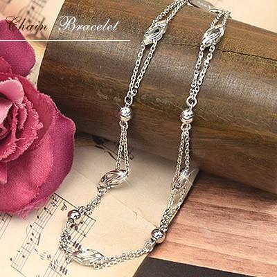 ブレスレット プラチナ 標準タイプ 約18cm ( 誕生日プレゼント 女性 レディース おしゃれ )