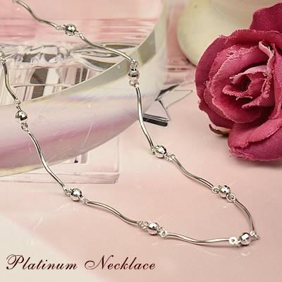 受注生産】プラチナ ネックレス ウェーブライン PT850 プラチナ 受注生産】プラチナ ネックレス ウェーブライン PT850 プラチナ
