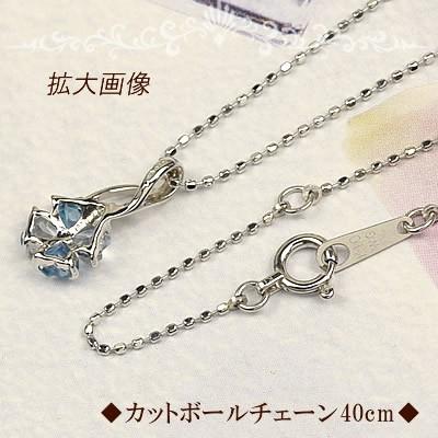 ネックレス アクアマリン ブルートパーズ ダイヤモンド 四葉 四 ネックレス アクアマリン ブルートパーズ ダイヤモンド 四葉 四