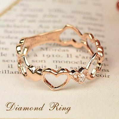 受注生産】リング 指輪 ダイヤモンド ピンキーリング 10金 10k K10