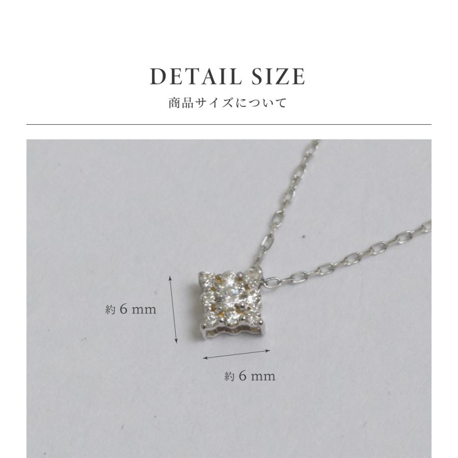 受注生産】ダイヤモンド ネックレス 10金 k10 10k ホワイトゴールド