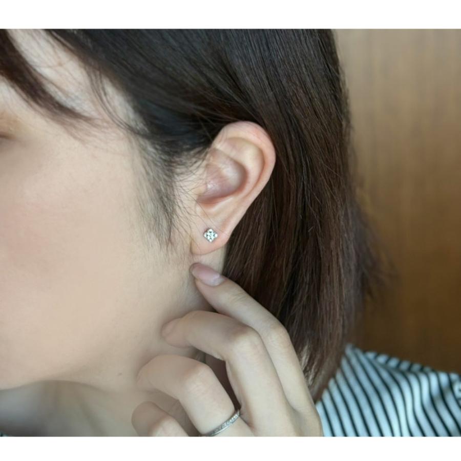 受注生産】ピアス プラチナ Pt950 ダイヤモンド スタッドタイプ 
