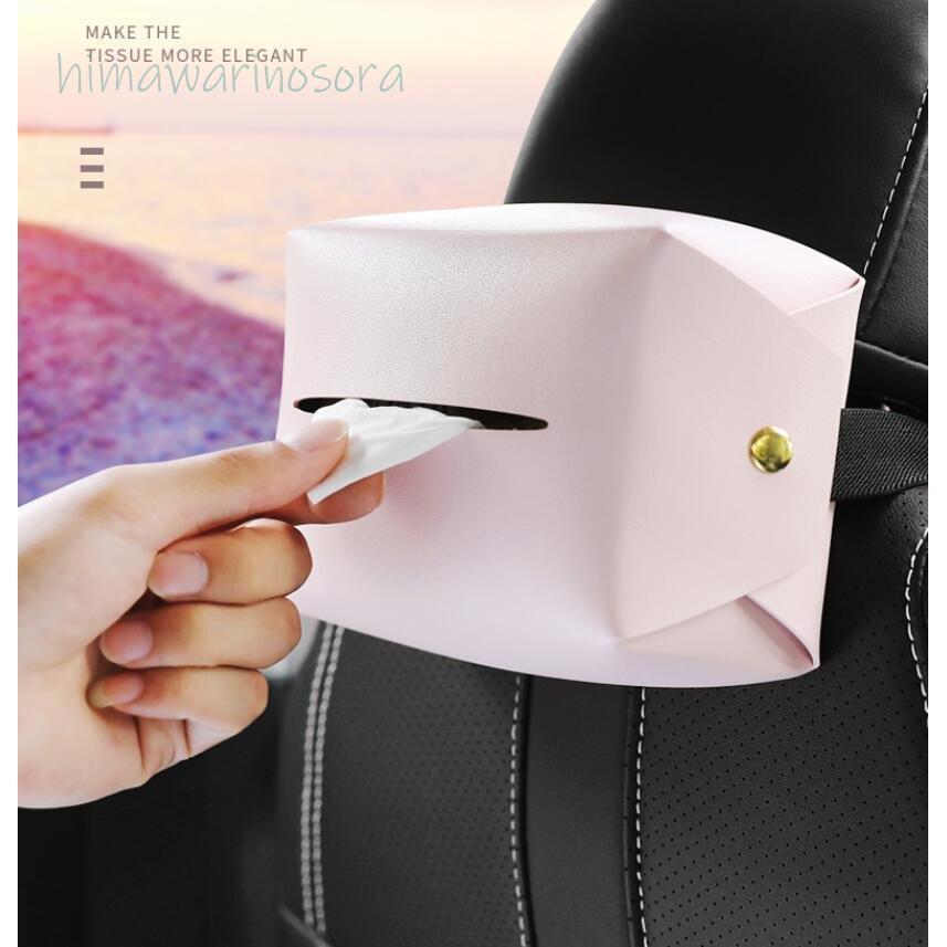 車ティッシュカバー ティッシュケース 車用 室内 インテリア 収納 Puレザー 箱なしティッシュ用 取り外し 防水 Jx0609 Spsn11 イチゴのキス 通販 Yahoo ショッピング