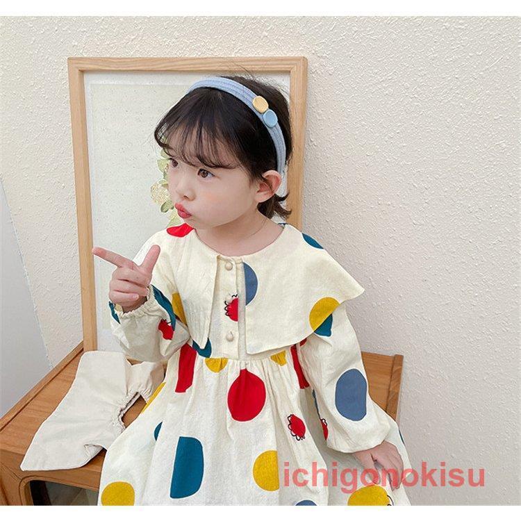 子供服 ワンピース キッズ 女の子 長袖ワンピース 折り襟 水玉 春服 韓国子供服 子供ドレス Dress 子ども服 ベビー服 お姫様 おしゃれ 可愛い カジュアル 新品 Jx0805 Xycx5 イチゴのキス 通販 Yahoo ショッピング