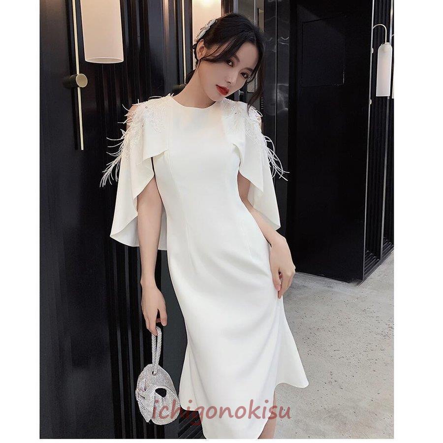 ネット販売店舗 ミモレ丈ドレス ウエディングドレス パーティードレス 結婚式ワンピース マーメイドドレス 代 30代 40代 上品 大人 お呼ばれドレス 卒業式 成人式 披露宴 設置送料無料 Www Superavila Com