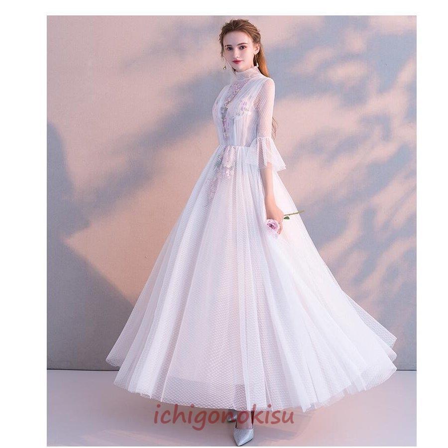 売れ済店舗 ロングドレス Aラインワンピース パーティードレス ワンピース 結婚式 ウエディングドレス フォーマルドレス お呼ばれ 二次会 披露宴 謝恩会 上品 新品 買取 Www Superavila Com