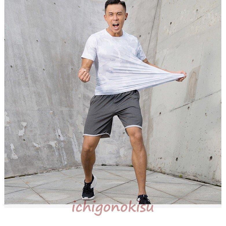 夏用 メンズ ランパン ランショーツ 上下セット 吸汗速乾 半袖tシャツ ジム トレーニングウェア ランニングウェア ジョギング 男性用 マラソン スポーツウエア Jx0811 Fhncx1508 イチゴのキス 通販 Yahoo ショッピング