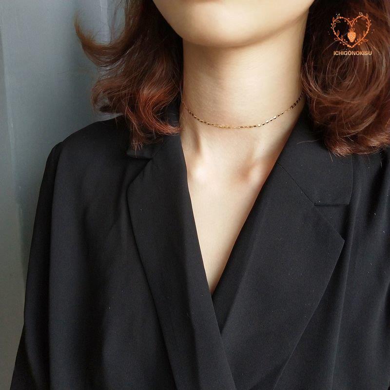 チョーカー ネックレス レディース アクセサリー ラウンドチェーン アジャスターチェーン 細見 華奢 シルバー925 ゴールドカラー 可愛い かわいい Jxy1126 Yydsa143 イチゴのキス 通販 Yahoo ショッピング