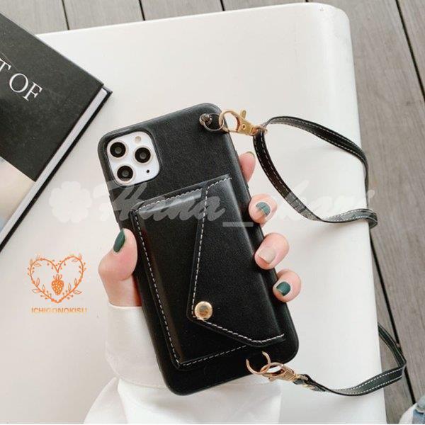 アイフォンケース 首掛け スマホショルダー ポーチ Iphone11 ケース Iphone Xr Iphoneケース カバー ぶら下げ 収納つき Jxy11 Atsy264 イチゴのキス 通販 Yahoo ショッピング