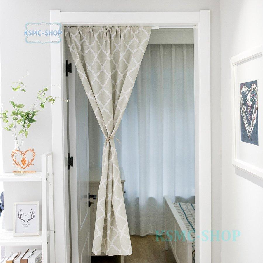 間仕切りカーテン 突っ張り棒付き ロング のれん 暖簾 仕切り 間仕切り