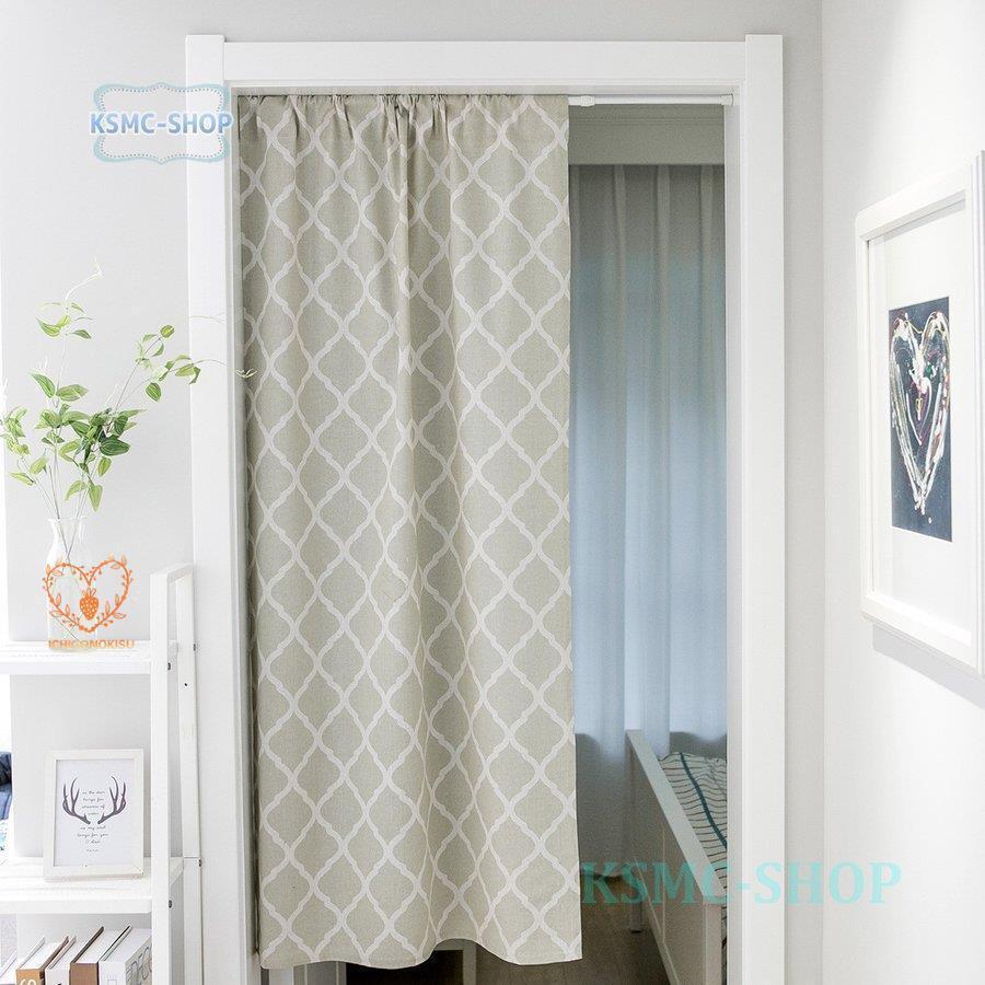 間仕切りカーテン 突っ張り棒付き ロング のれん 暖簾 仕切り 間仕切り