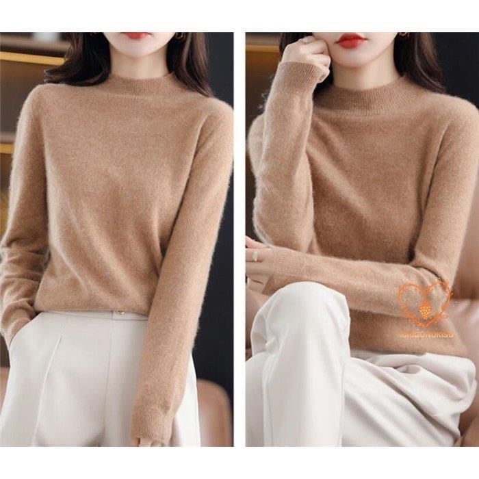 セーター レディース カシミヤ ニット ウール ハイネック 秋 冬 羽織