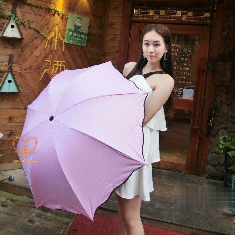折りたたみ傘 カサ 完全遮光 花見 日傘 8本骨 晴雨兼用 UV対策 濡れる