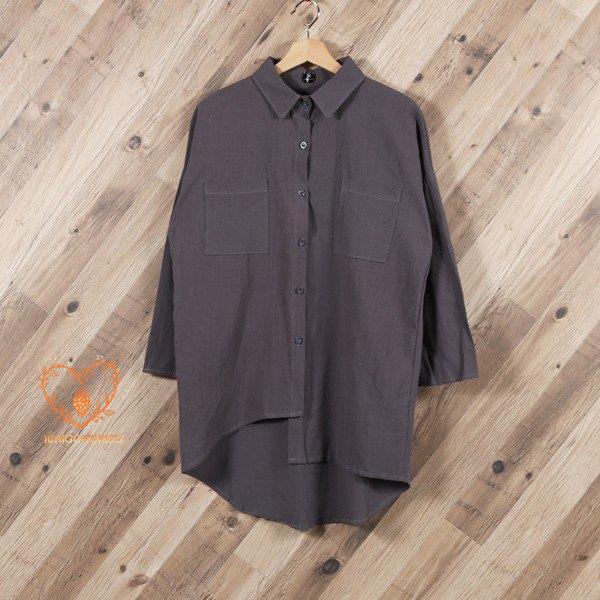 シャツ レディース ロング シャツブラウス トップス ブラウス 長袖 前開き ロング丈 チュニック カジュアル 大きいサイズ 着痩せ 秋 2 :xaw-0406-sppj4:イチゴのキス - 通販 - Yahoo!ショッピング シャツ レディース ロング シャツブラウス トップス ブラウス 長袖 前開き ロング丈 チュニック カジュアル 大きいサイズ 着痩せ 秋 2 :xaw-0406-sppj4:イチゴのキス - 通販 - Yahoo!ショッピング