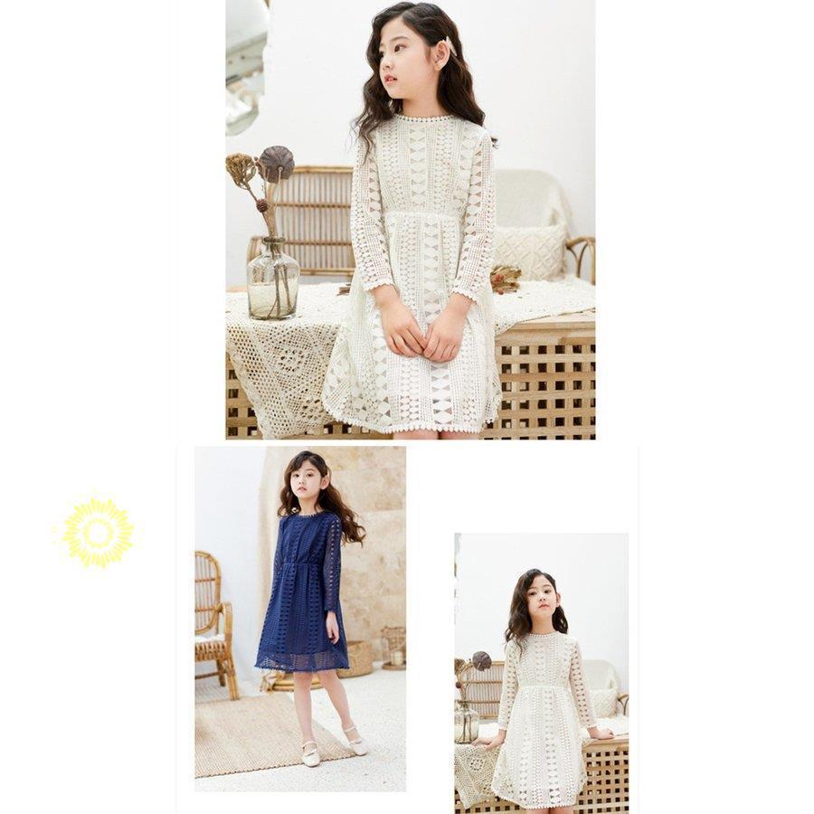 キッズ ワンピース 110 170cm こども ジュニア ドレス フォーマル レース 七五三 入学式 卒業式 女の子 子ども 子供服 春服 発表会 秋冬 結婚式 長袖 最大79 Offクーポン フォーマル