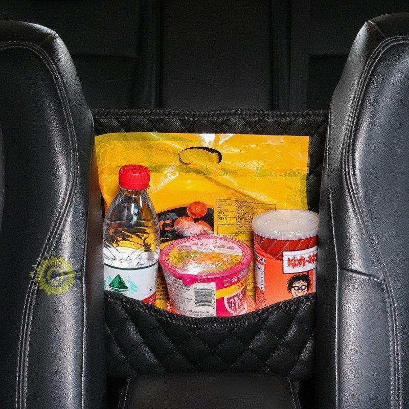 期間限定特価品 カー用品 便利グッズ オススメ 物落とし防止 車用 収納ポケット コンソールボックス 車 ポケット バッグ 収納 小物入れ 革 荷物 車中泊 ブラック Rmb Com Ar