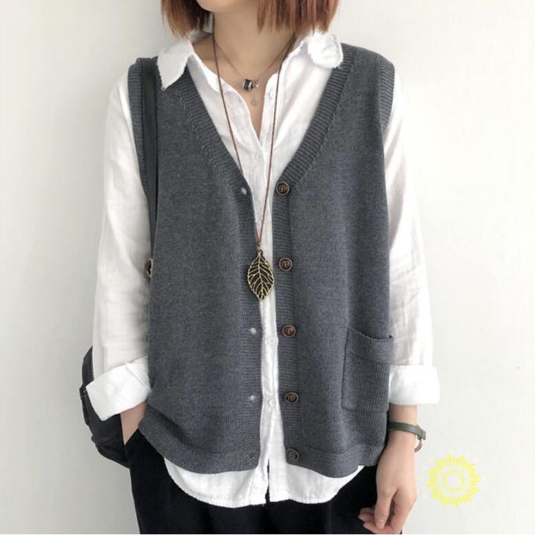 激安大特価 ジレベスト レディース ベスト 春コート 羽織り 夏コーデ 春夏 前開き ニットベスト 春ベスト おしゃれ 着回し 薄手 トップス 体型カバー Aynaelda Com